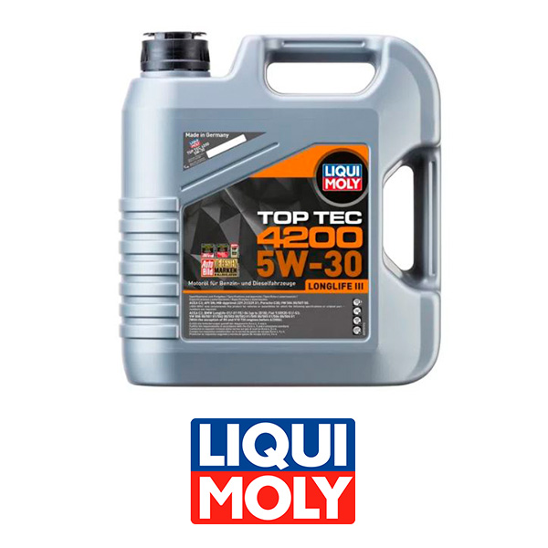 5 litros original Liqui Moly Top Tec 4200 5W30 5W-30 aceite de motor aceite  de m